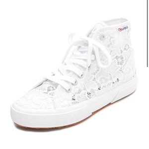 Superga Macrame High Top Sneakers